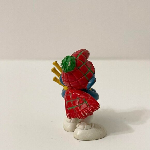 Vtg Smurf Smurfs Peyo Germany Bully Scottish Bagpipe Toy Figure - Picture 14 of 14